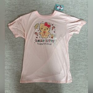 Sanrio Hello Kitty Light Pink Holiday Graphic Tee